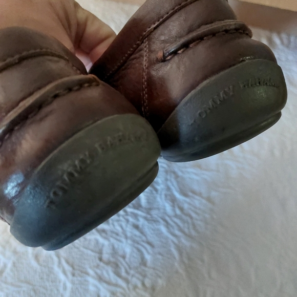 TOMMY BAHAMA " NAPLES" LEATHER WOVEN LOAFER - Picture 8 of 9